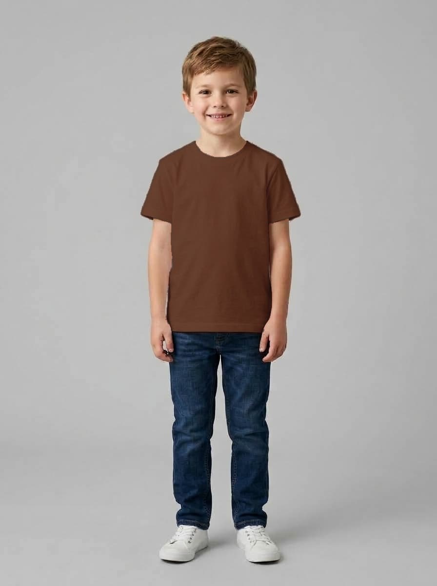 Kids Dri Fit Mars 200 GSM Round Neck T-Shirt - Custom Apparel Manufacturing Cut N Stitch